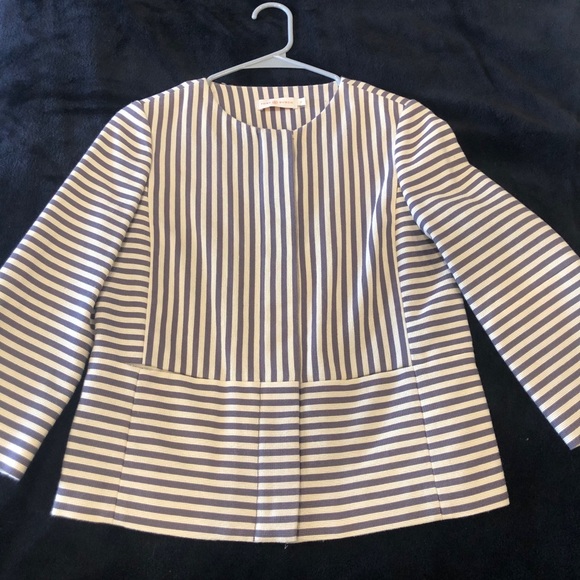 Tory Burch Striped Rene Jacket EUC like New - Picture 3 of 5